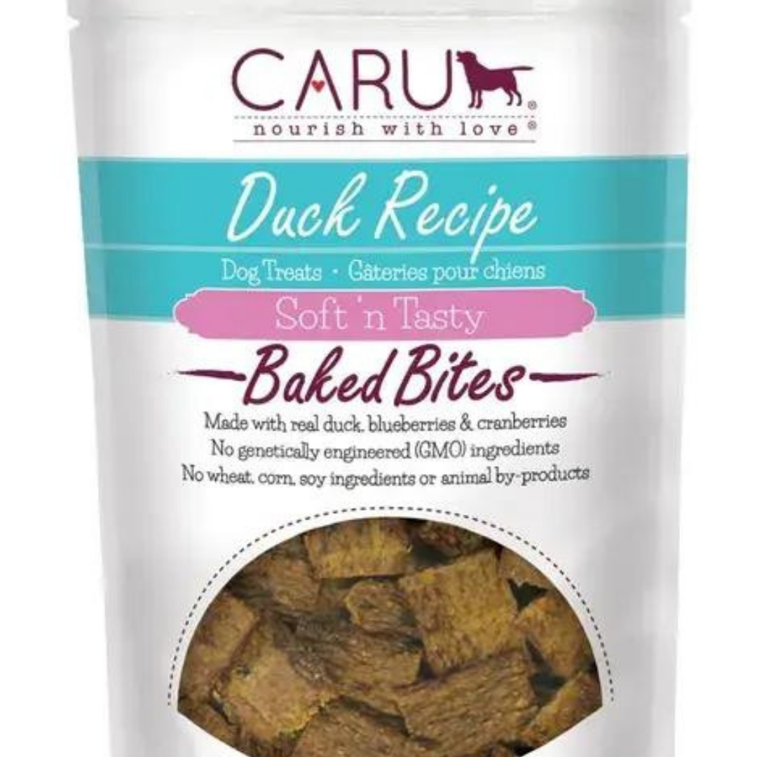 Caru Duck Baked Bite Treats for Dogs.