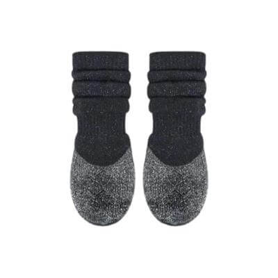 Black and Grey anti slip socks for dogs