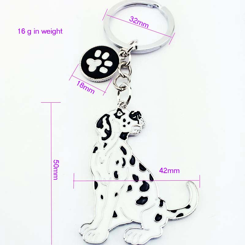 Cute Dalmatian Keychain - Perfect for Dalmatian enthusiasts