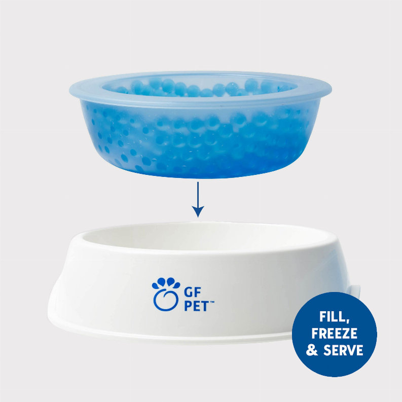Anti-Skid Pet Cooling Bowl - Keep Water Refreshingly Cool