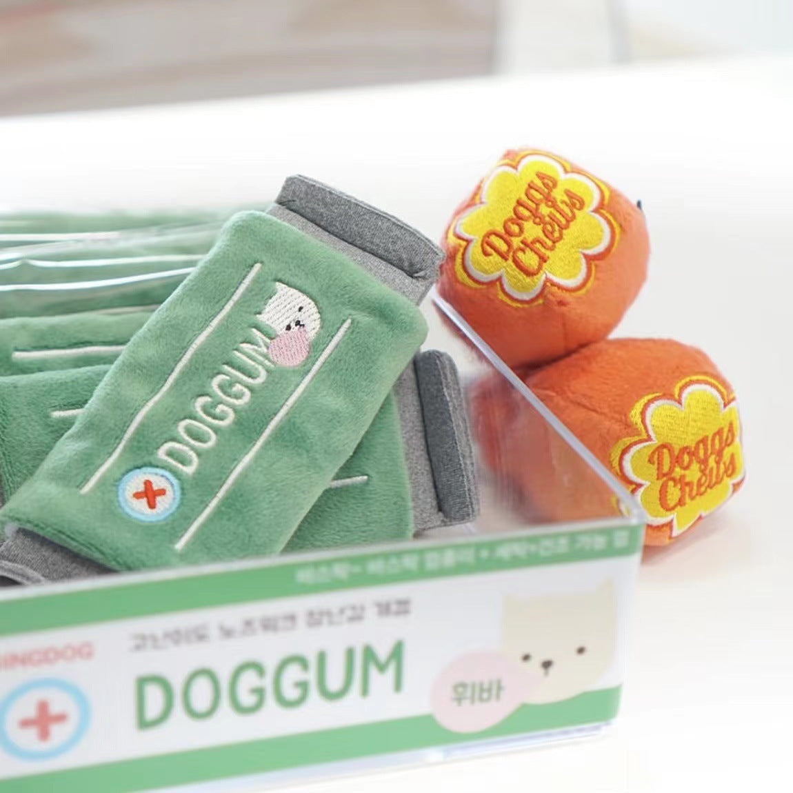 Durable Dog Chew Toy in the Shape of Chewing Gum