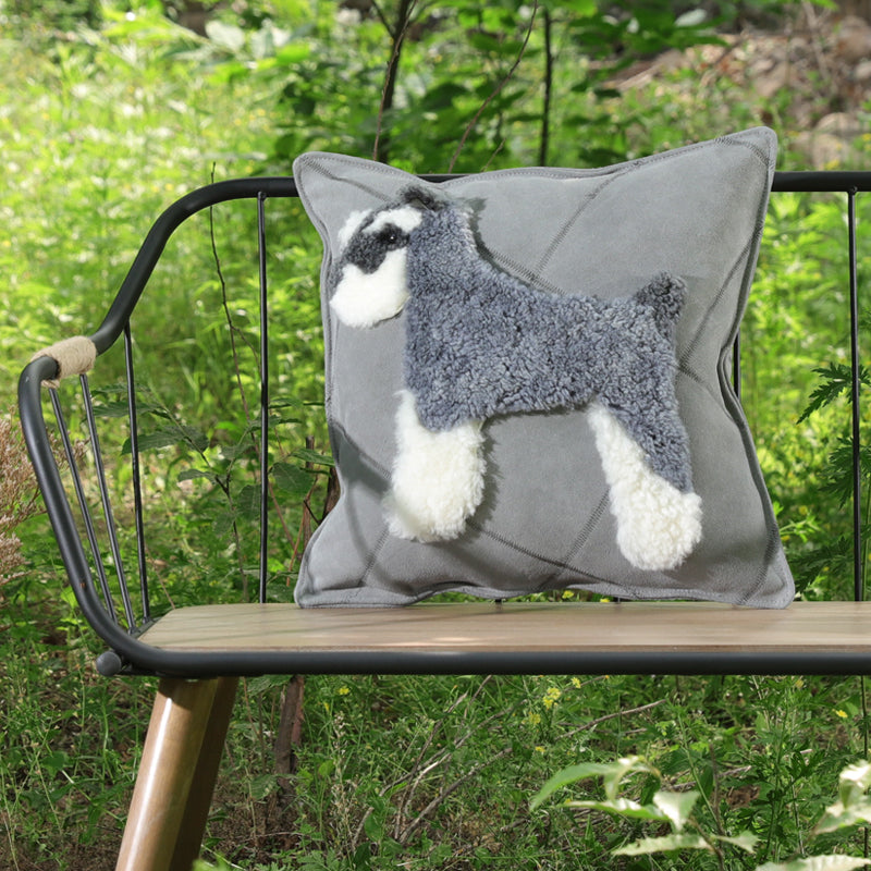 Adorable Dog Cartoon Pillow: Perfect Accent for Canadian and American Homes