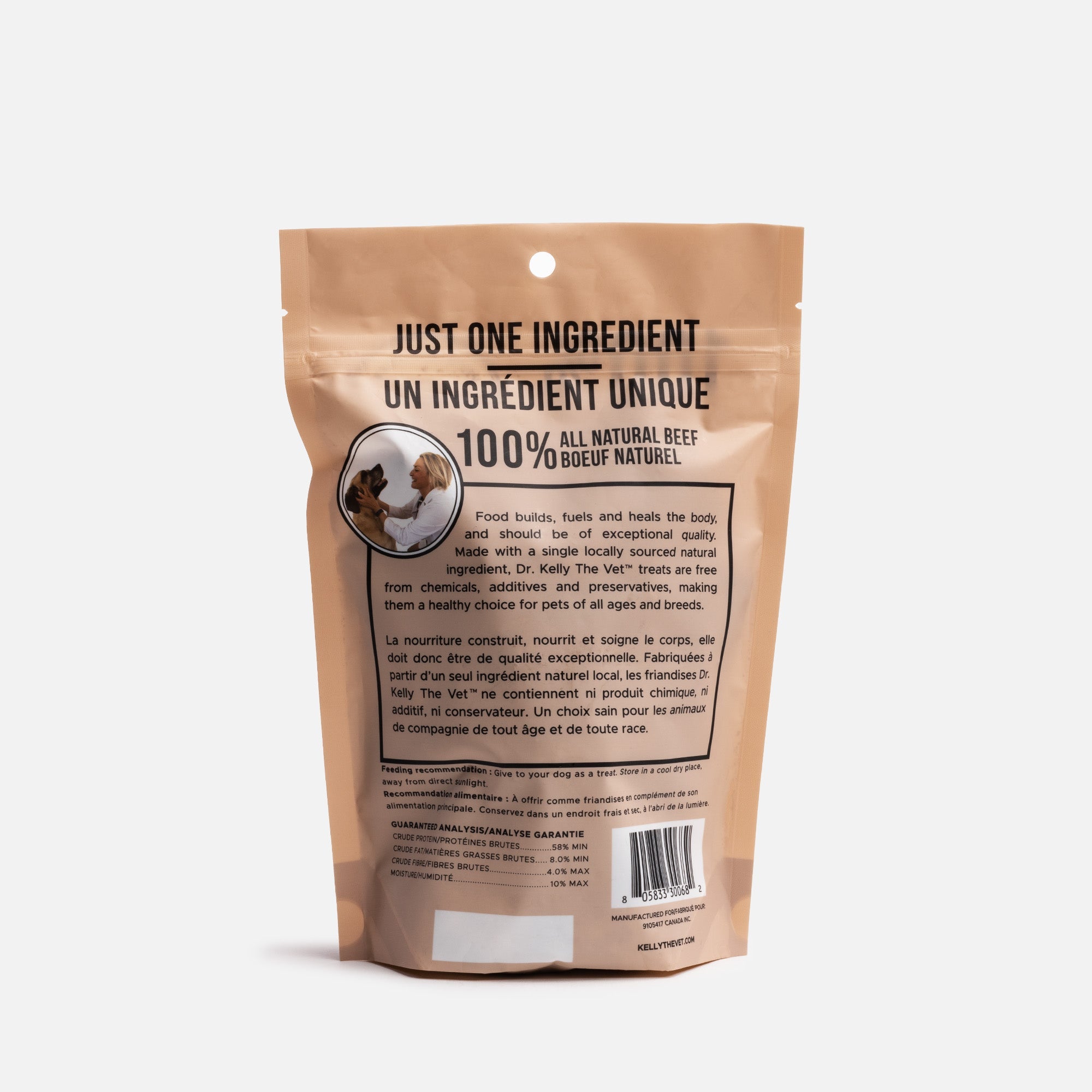 Natural Beef Treats for Dogs - From Dr. Kelly The Vet's kitchen to your pup's bowl.