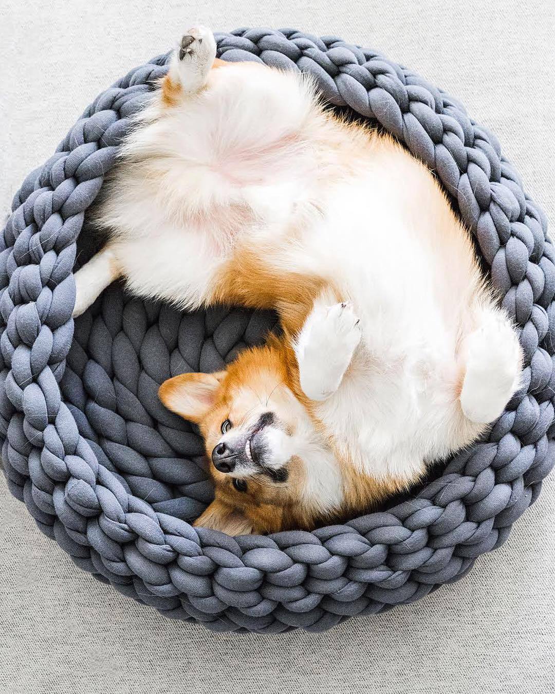 Cozy Hand Woven Dog Nest - Provide your pet with a warm and inviting place to rest