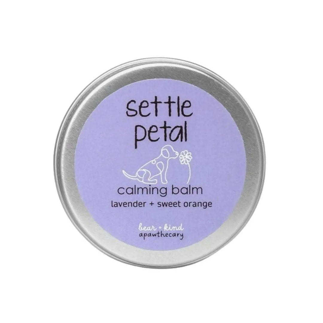 Settle Petal calming balm for dogs.