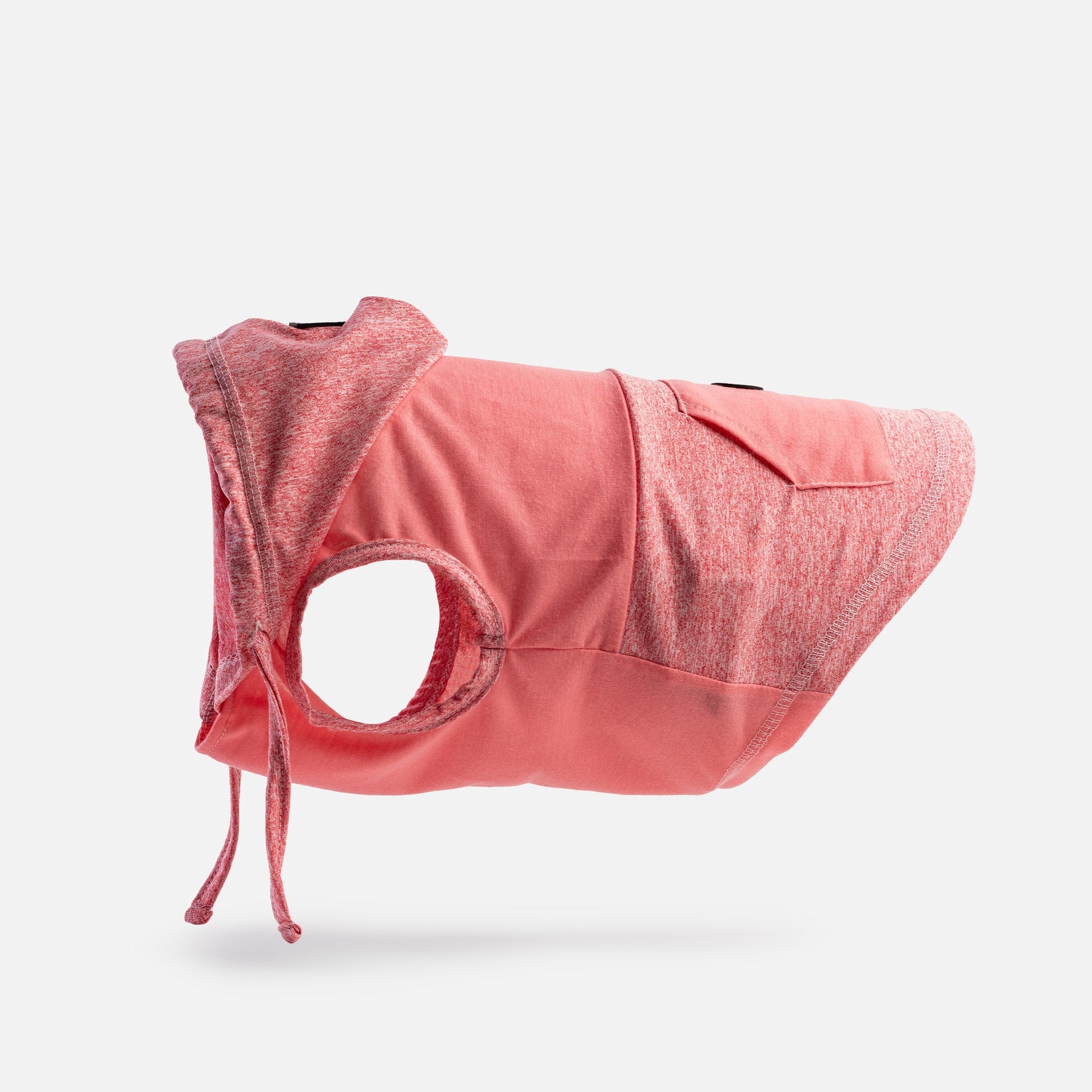 Fashionable pink dog hoodie for pets