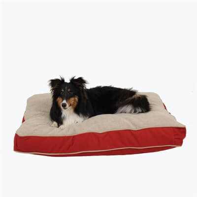 Four Seasons Jamison Napper with Cashmere Berber Top - Reversible Dog Bed for All Seasons