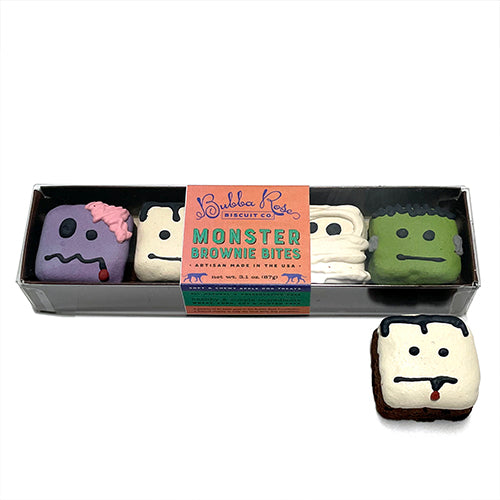 Monster Brownie Bites Dog Treat Box - All-Natural Chewy Dog Treats