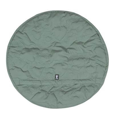 Hurtta Eco Sleeping Bag for Dogs - Water-repellent, reversible design in Hedge pattern. Buy now at CuddleFinds.com.