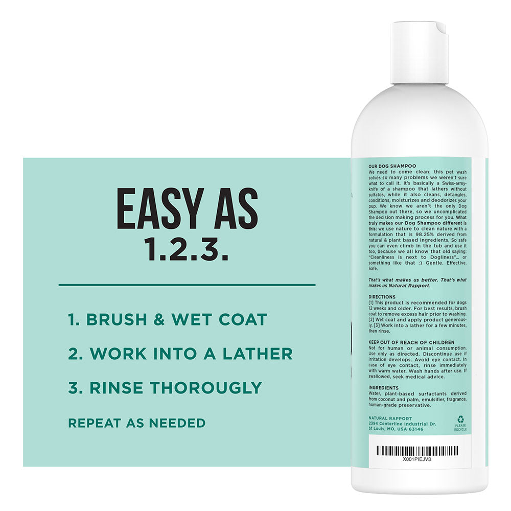 Pet Shampoo with Moisturizing Ingredients