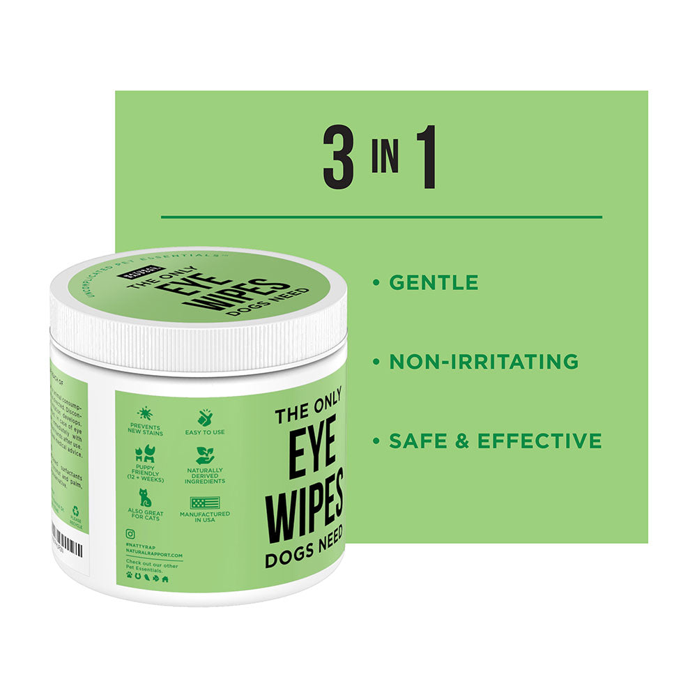 Close-up of Gentle Dog Eye Cleaning Wipes