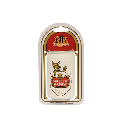 Silly Squeakers® Beer Can Smella Arpaw - Squeaky Toy for Dogs of All Sizes