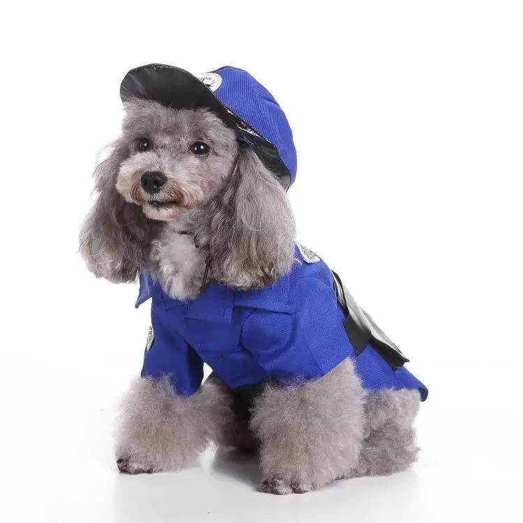 Pawlice Pawtrol Police Pet Dog Costume - Front View