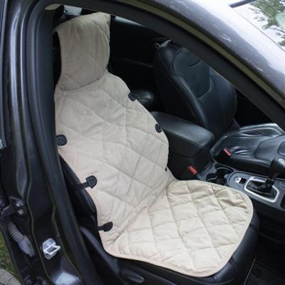 Microfiber front seat protector for cars