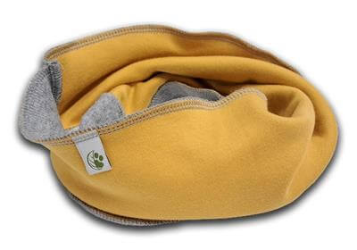 Organic Cotton Infinity Gold Scarf for Dogs