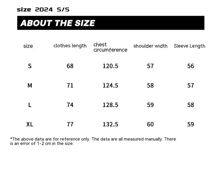 Size Chart for the sausage hoodie dog lover sweater