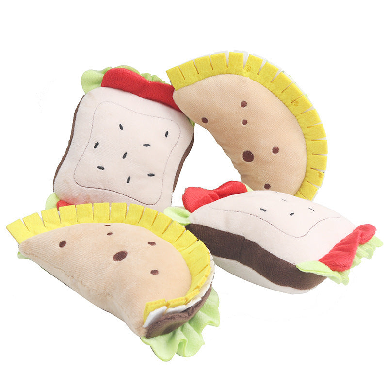 Sandwich Dumplings Dog Chew Toy - Interactive Dog Toys - Cuddle Finds