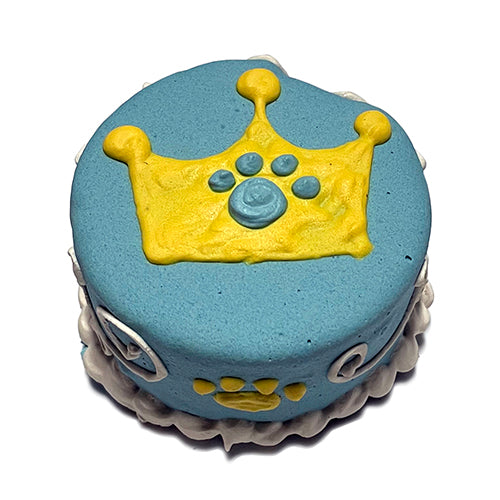 Shelf-stable Prince Baby Cake for dogs, peanut butter apple flavor