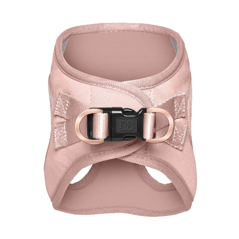 Doodle Couture Luxe Step-In Harness in Blush with Rose Gold Rings