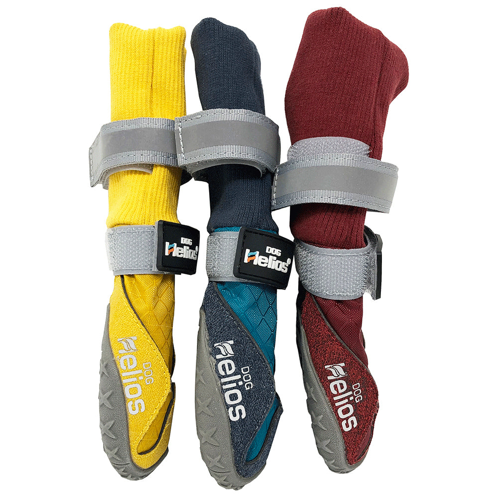 Dog Helios high-ankle dog boots with breathable fabric and traction soles