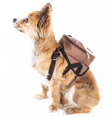 Animated Brown Dog Harness Backpack - Pet Life™ Product