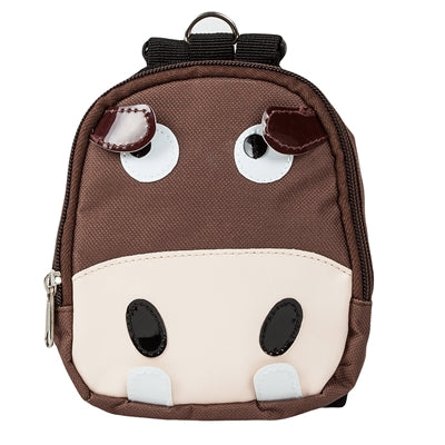 Pet Life™ Mooltese Brown Dog Harness Backpack - Front View