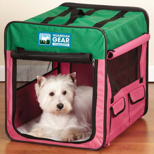 Cute and fashionable crates for dogs.