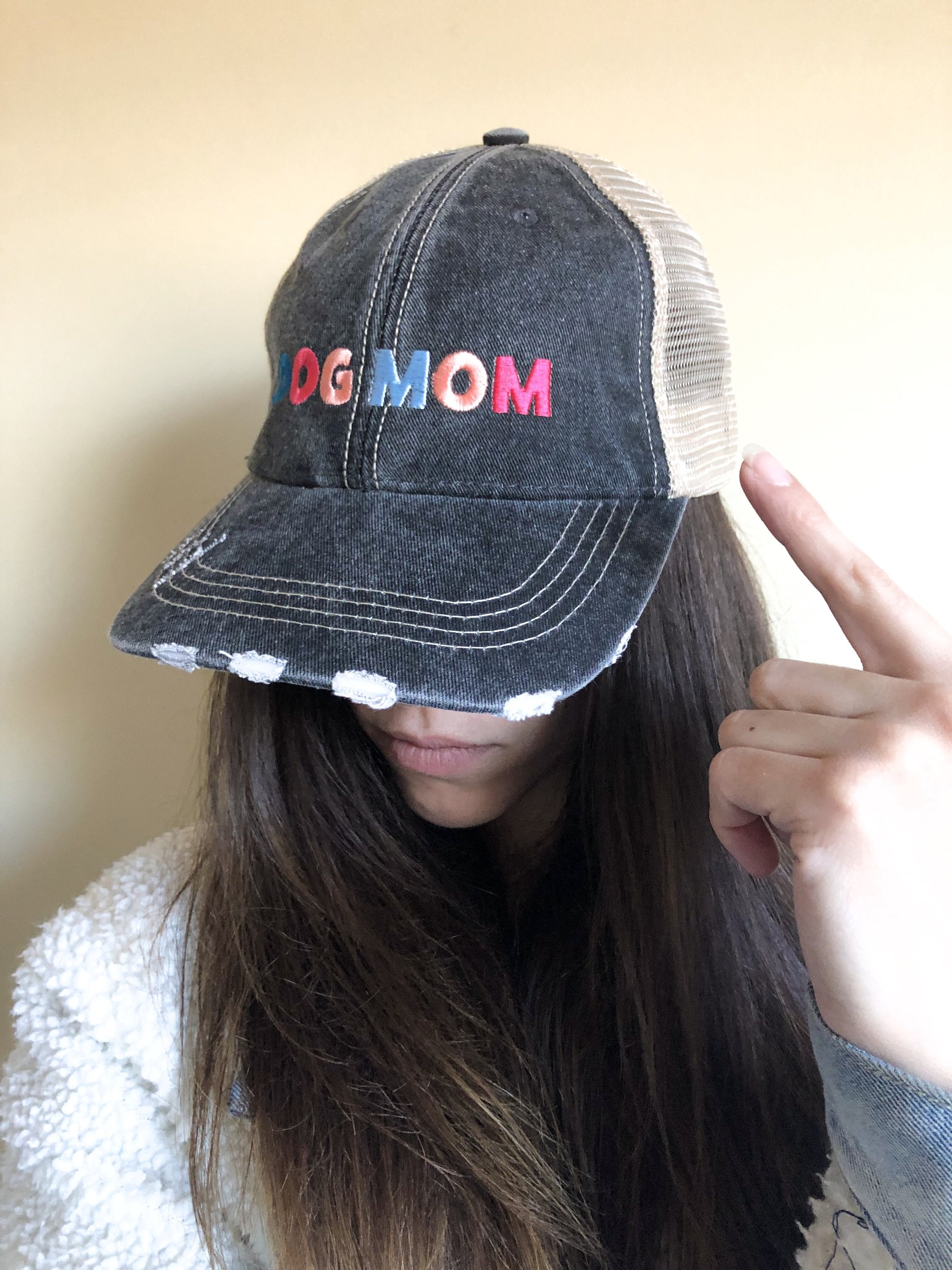 Colorful Dog Mom Hat