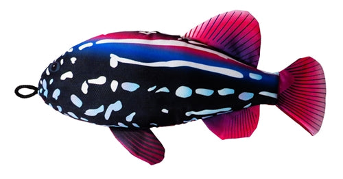 18" Grouper Scoochzilla Tough Dog Toy - Durable and Engaging Pet Toy